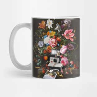 Floral instant photo Mug